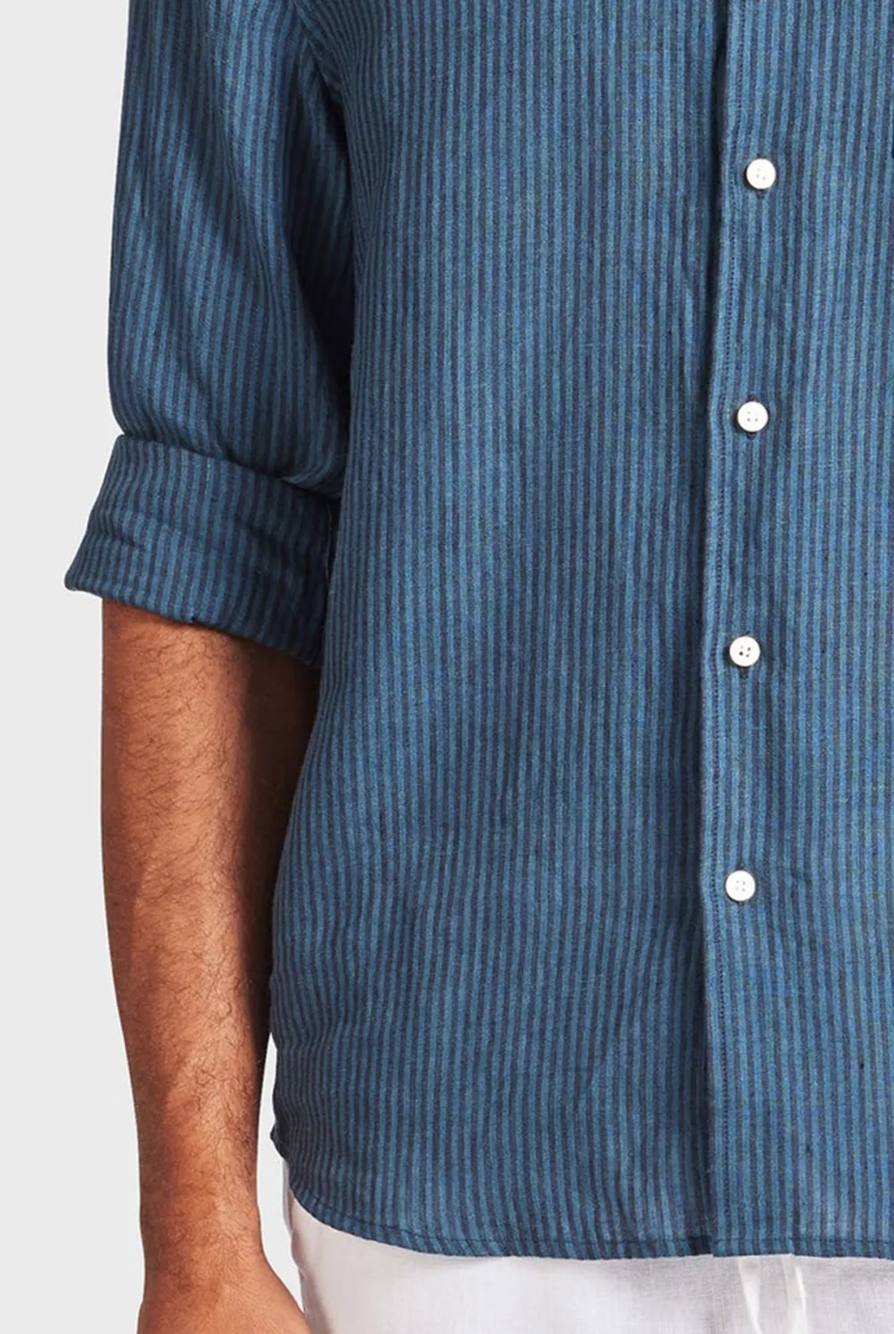 Soft Linen Blend Casual Long Sleeve Shirt