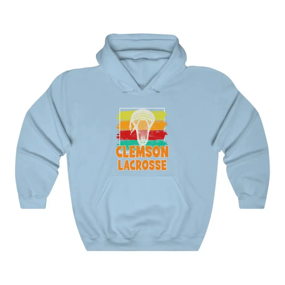 Brush Stroke Lacrosse Graphic Pullover Hoodie