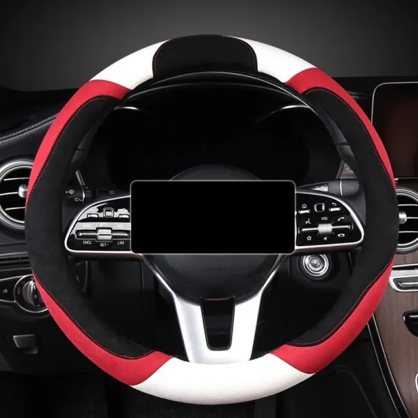 Contrast Color Steering Wheel Cover