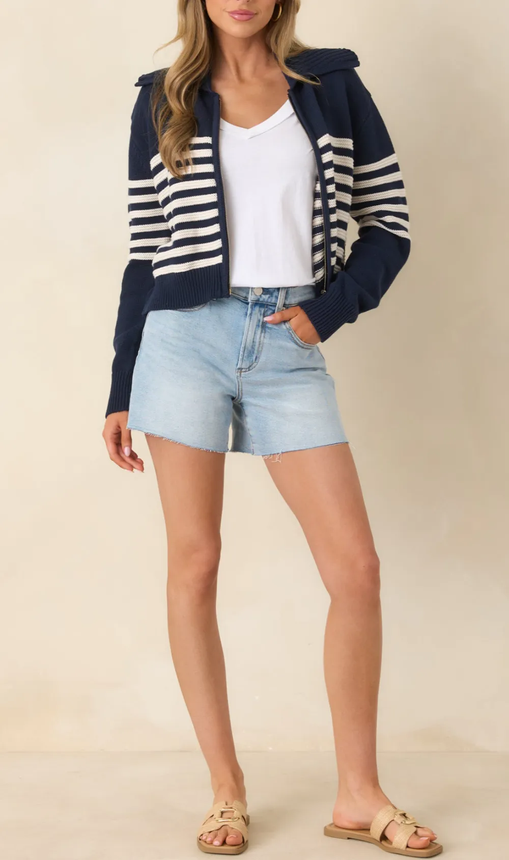 Striped Cotton Jacket