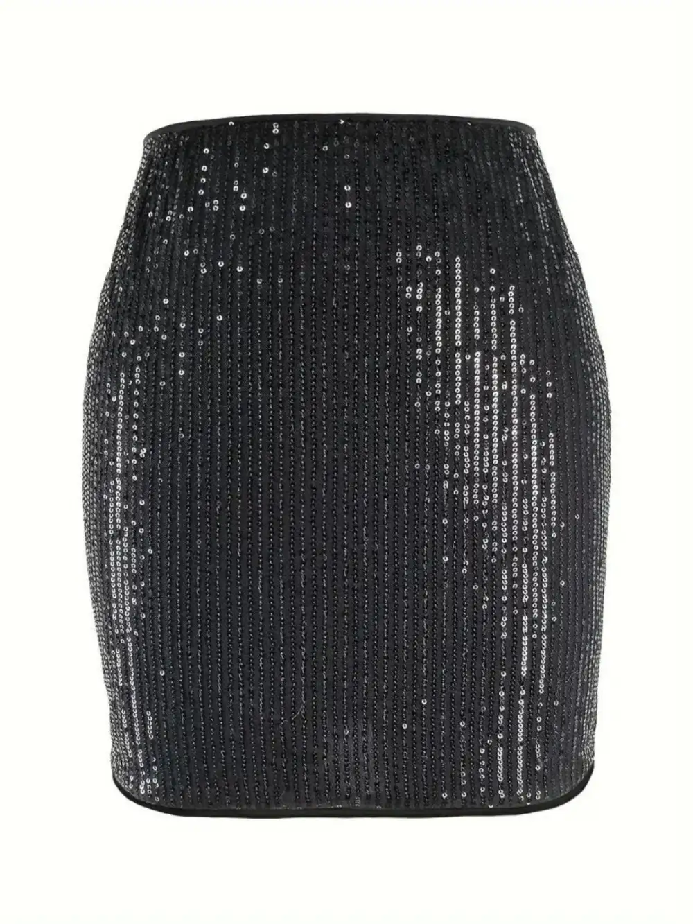 Polished Sequined Sequin Skirt