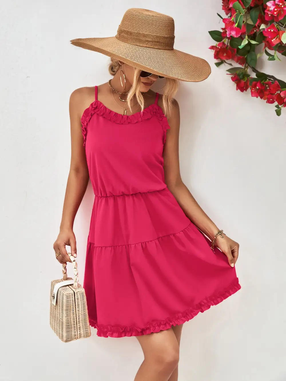Layered Soft Mini A-Line Dress