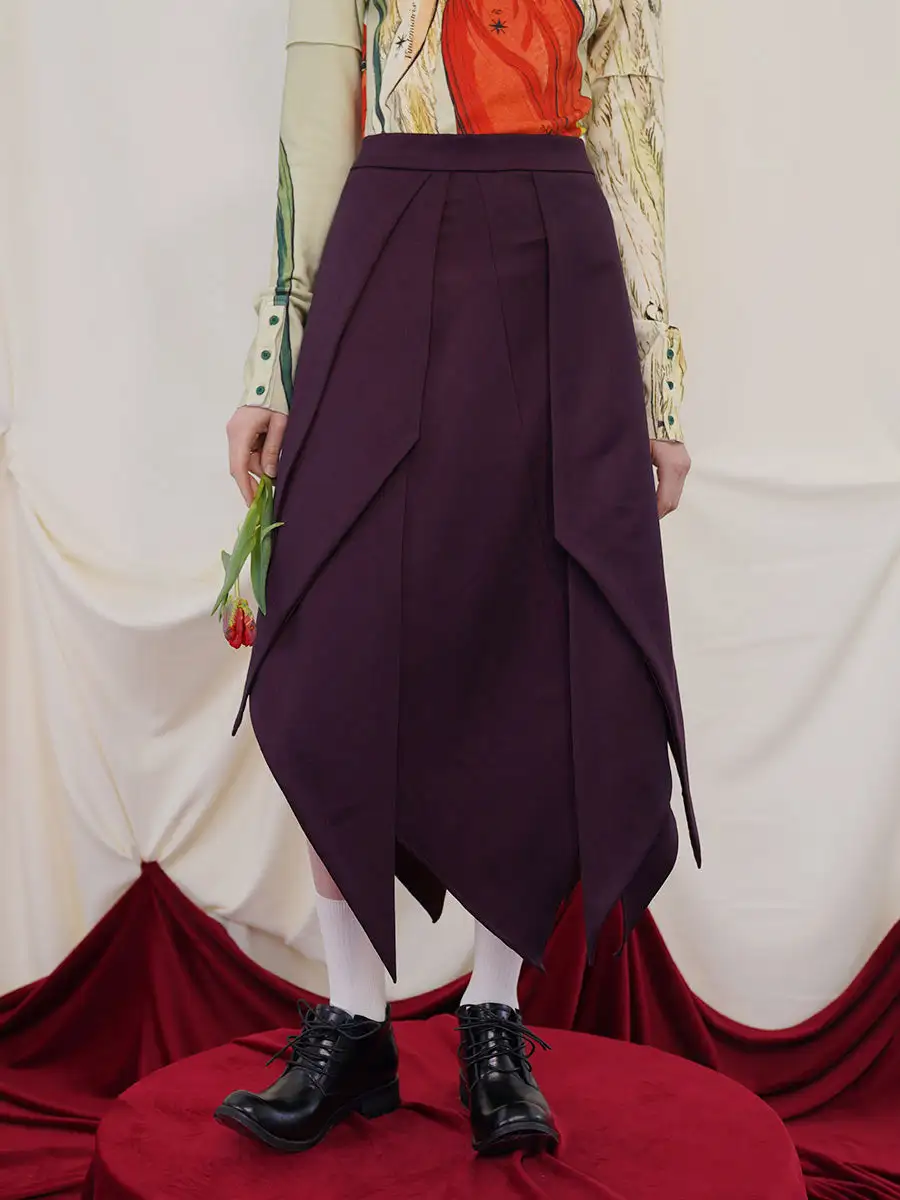 Laidback Comfort Maxi Polyester Skirt