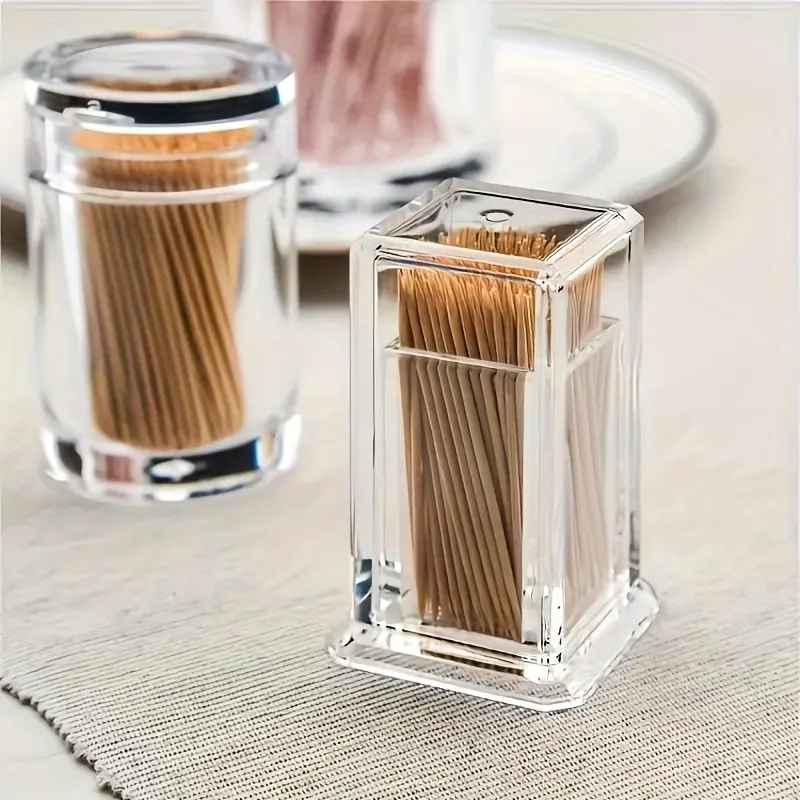 Clear Acrylic Toothpick Holder