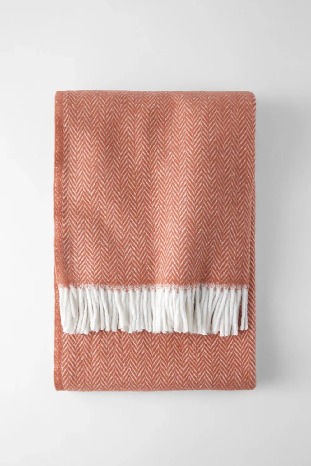 Textured Cotton Blend Throw
