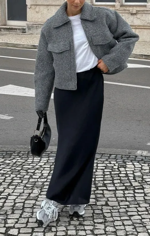 Cropped Tweed Jacket