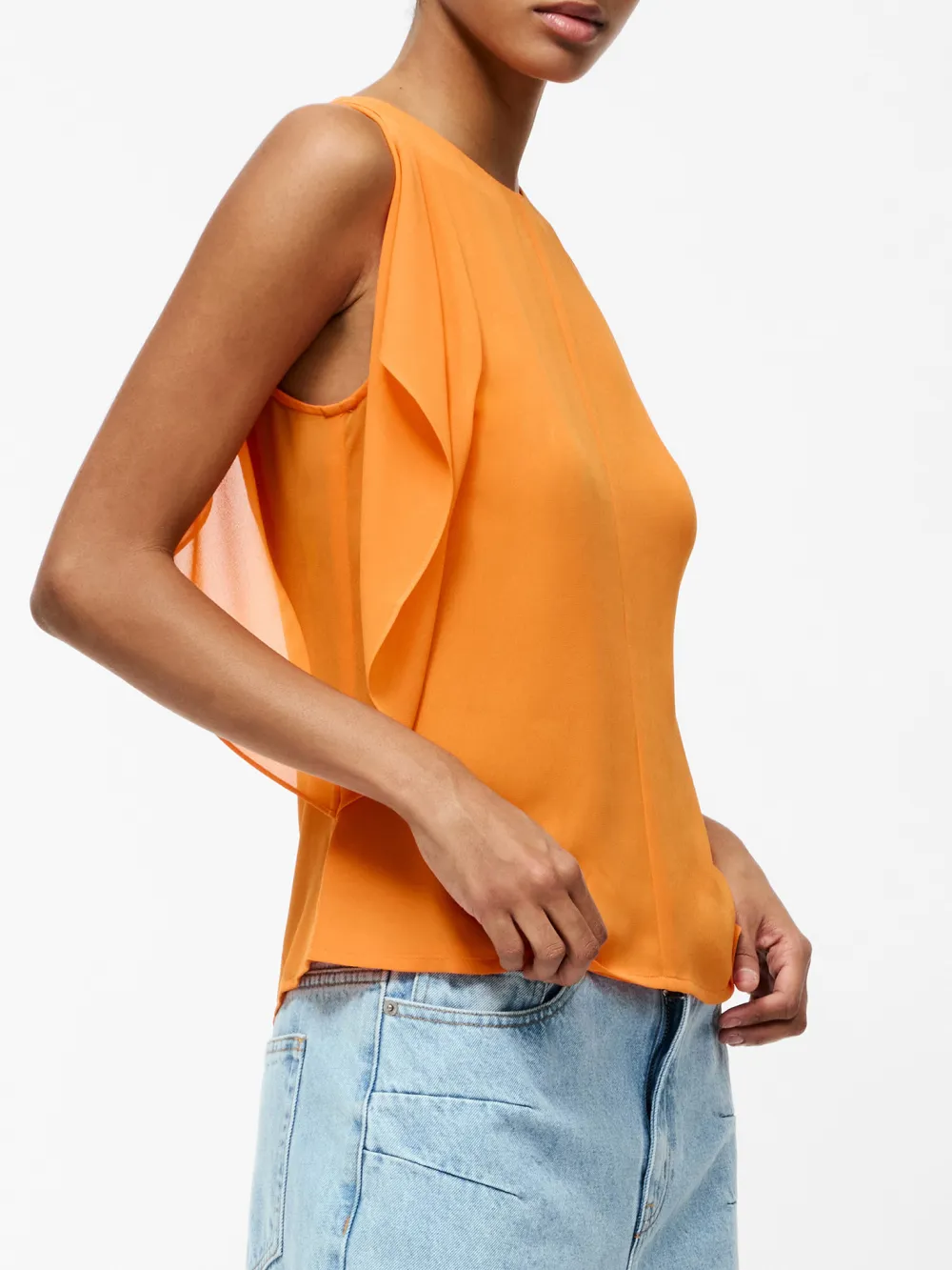 Casual All-Match Solid Color Sleeveless Top