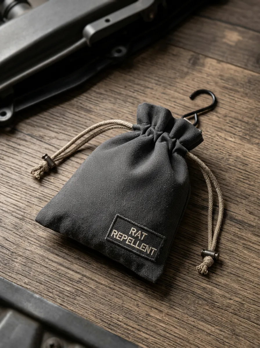Rat Repellent Canvas Printed Pouch
