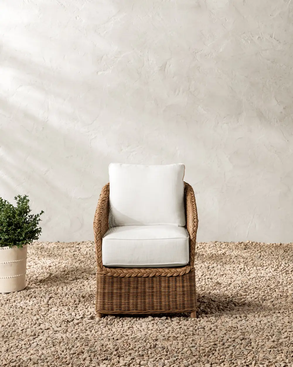 Outdoor Wicker Dining Chair
