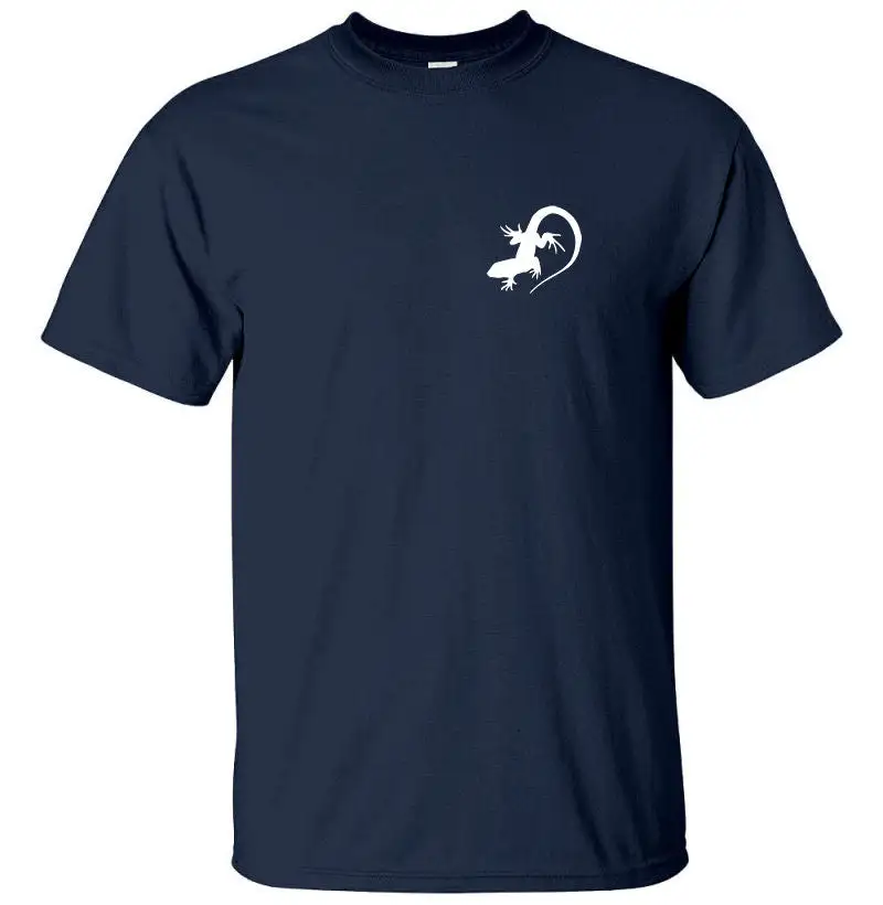 Lizard Chest Logo Cotton T-Shirt