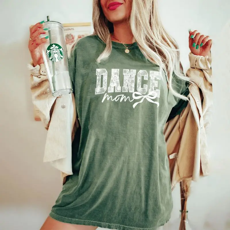 Coquette Dance Mom Ballet Mom Dance Mama Women's Oversized Comfort T-Shirt