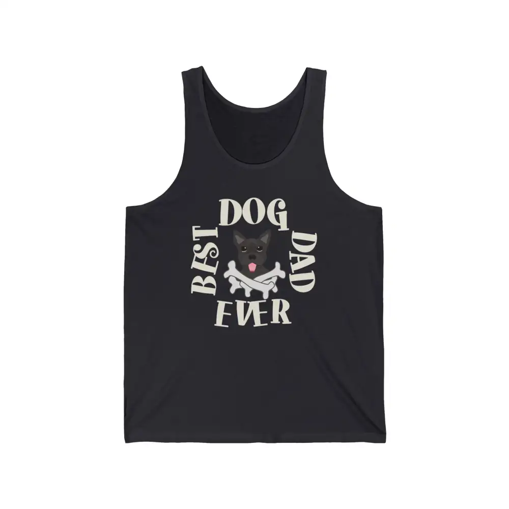 Dog Dad Puppy Graphic Tank Top