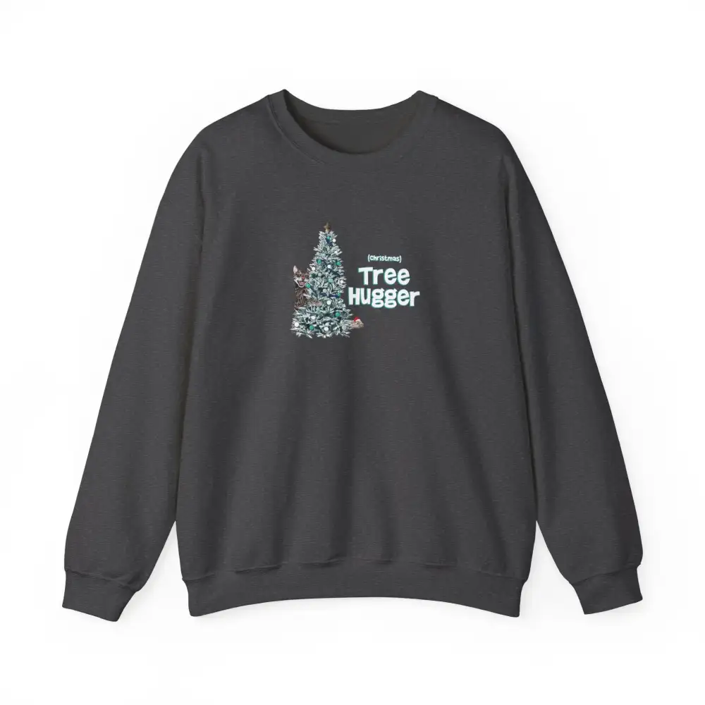 Tree Hugger Cat Crewneck Sweatshirt