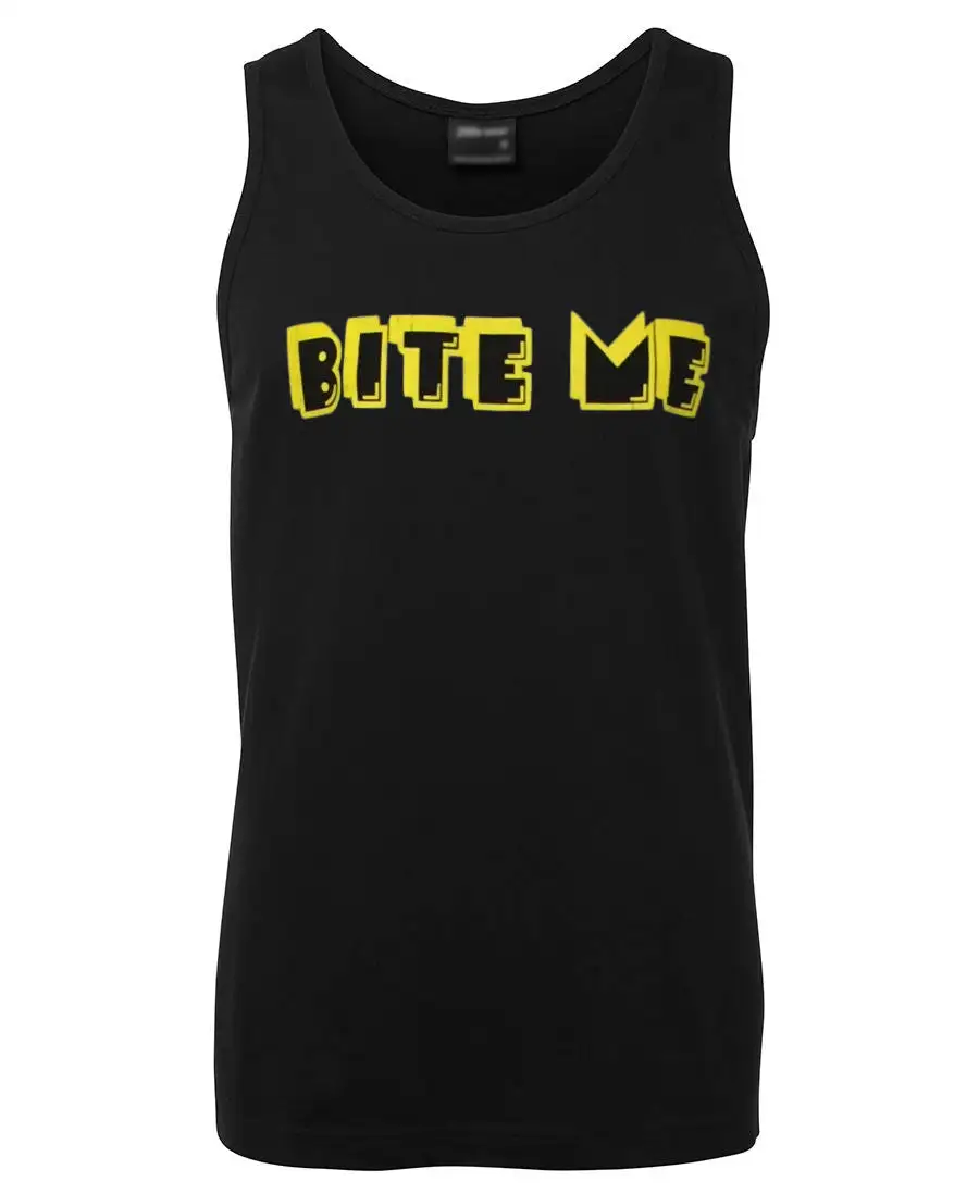 Bite Me Graphic Tank Top