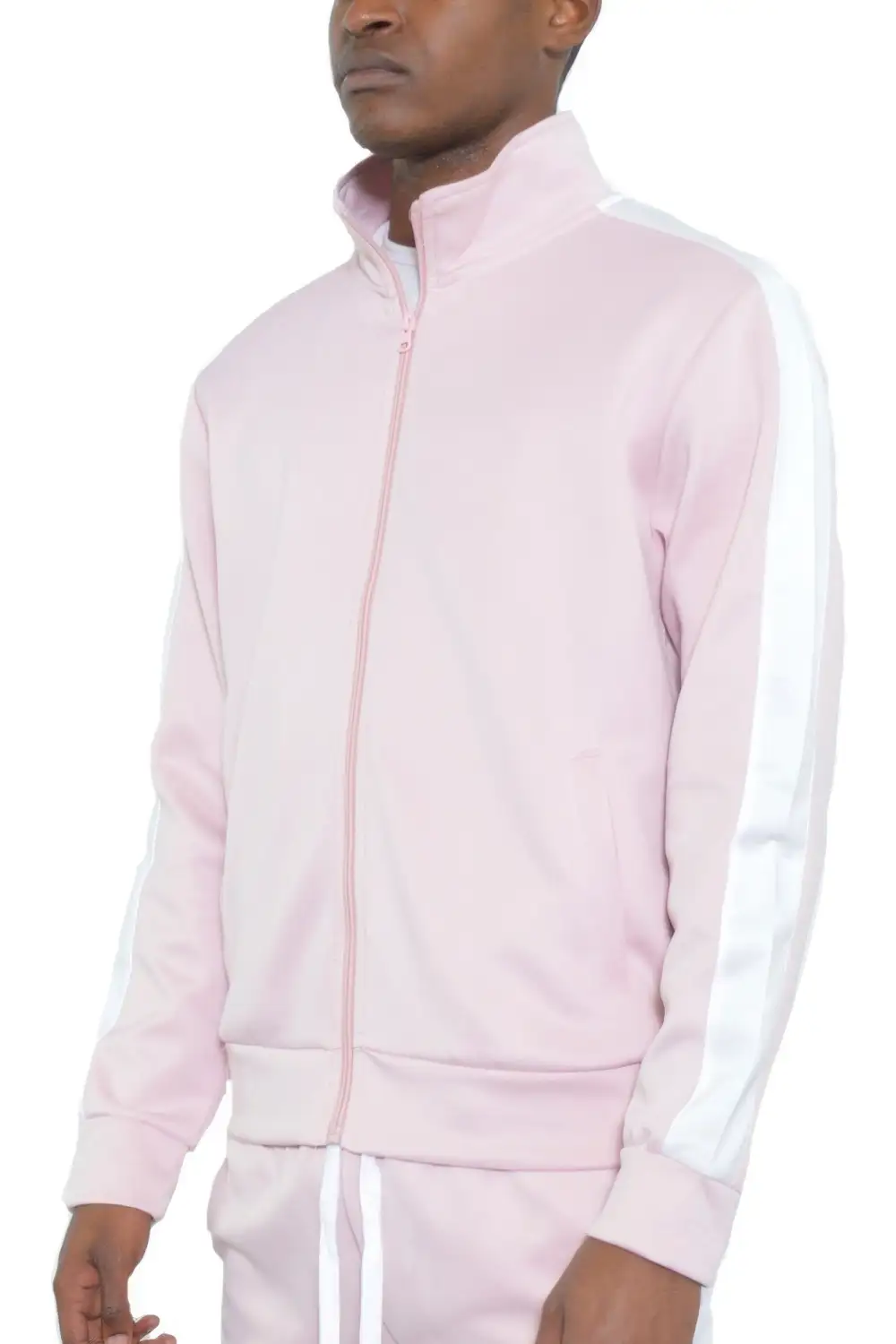 Single Stripe Track Jacket Athletic Style