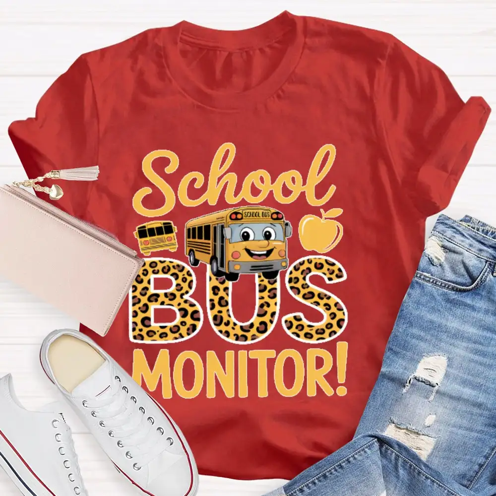 School Bus Monitor Life T-Shirt