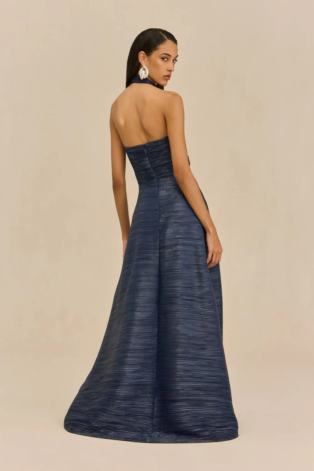 Alina V Neck Halter Maxi Dress