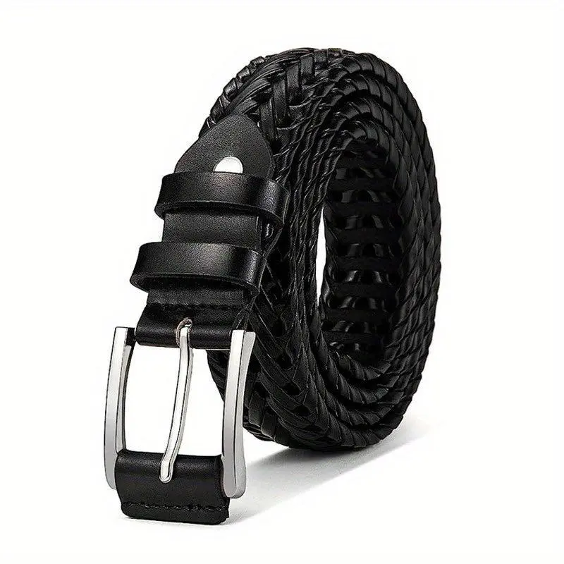 Leather Alloy Vintage Men's Belt