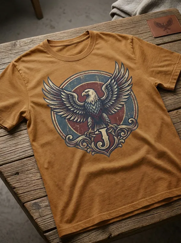 Men's Eagle Classic Nature Graphic T-Shirt