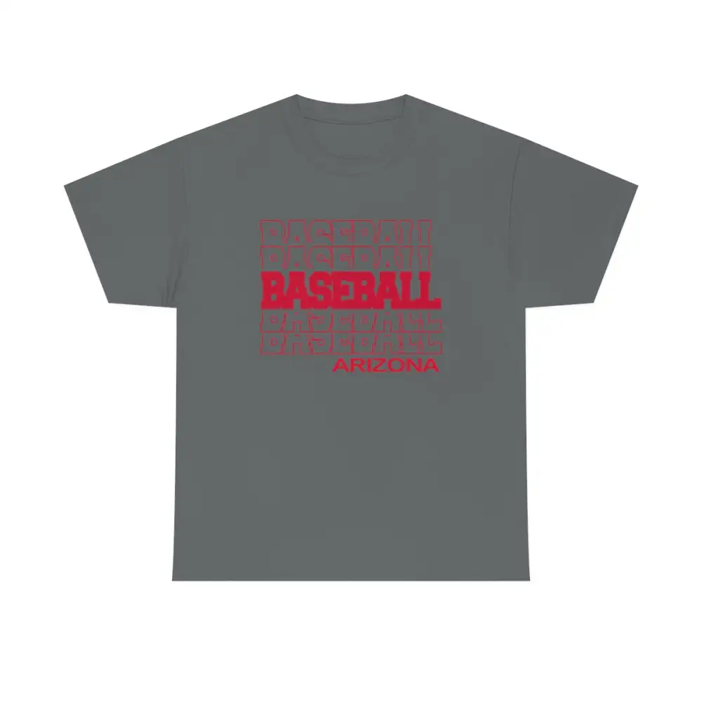 Baseball Arizona in Modern Stacked Lettering