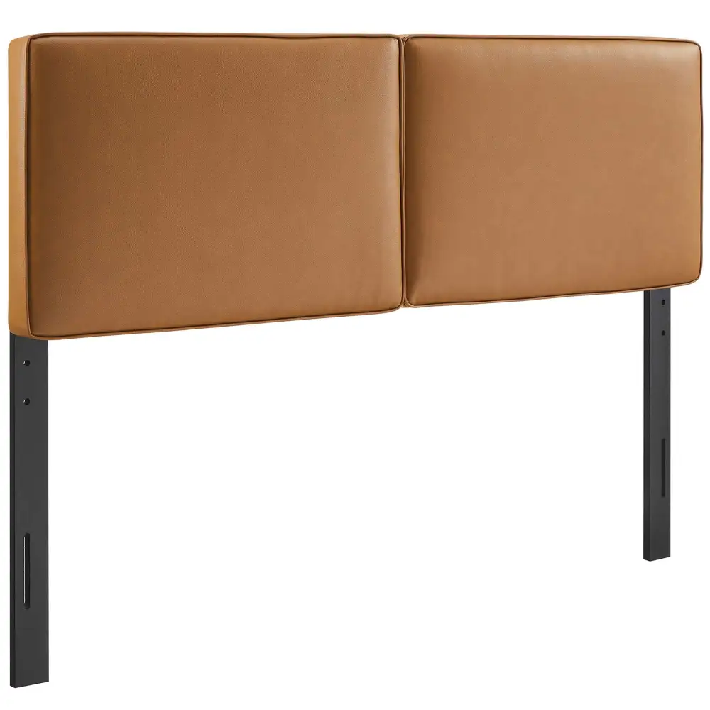 Modern Vegan Leather Headboard