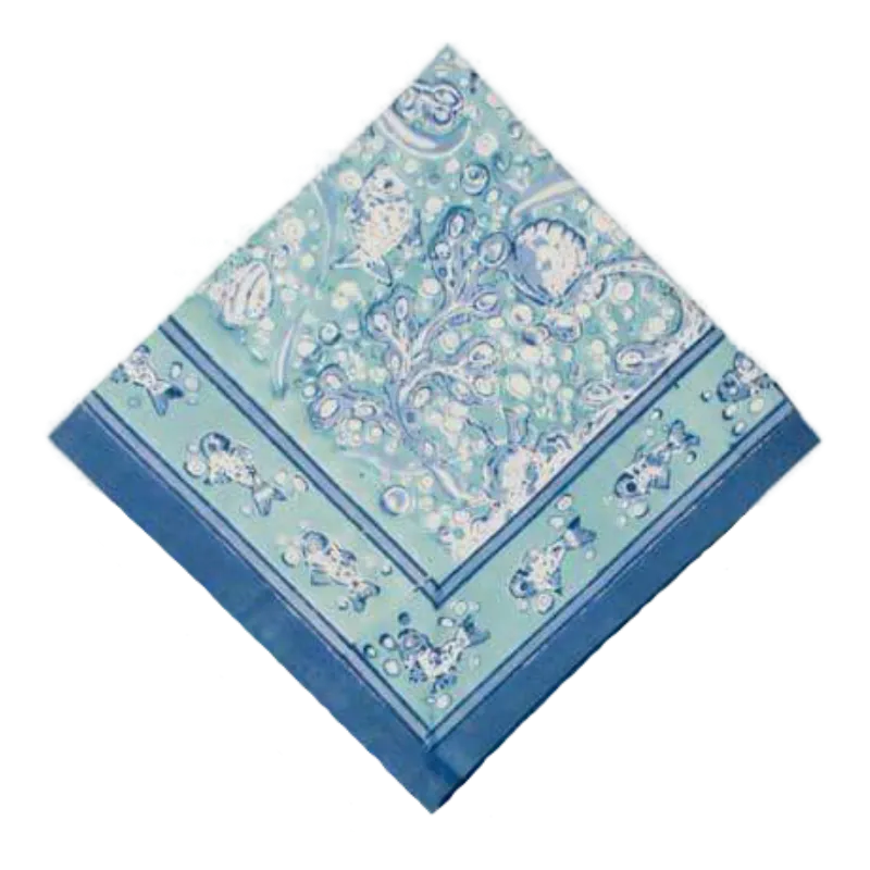 Relaxed Seascape Motif Napkin Set