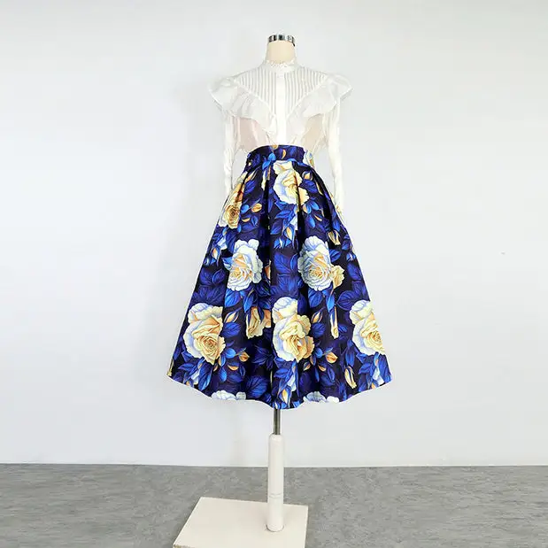 Relaxed Outing Everyday Casual Polyester Skirt