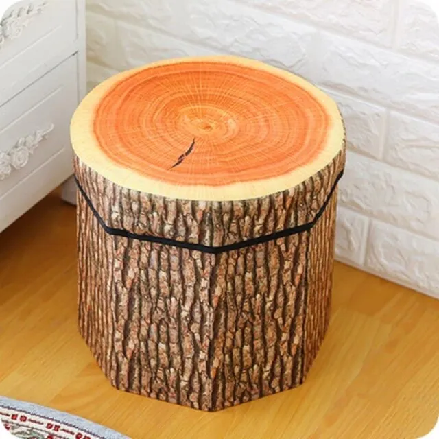 Folding Fruit Shape Stool + Storage