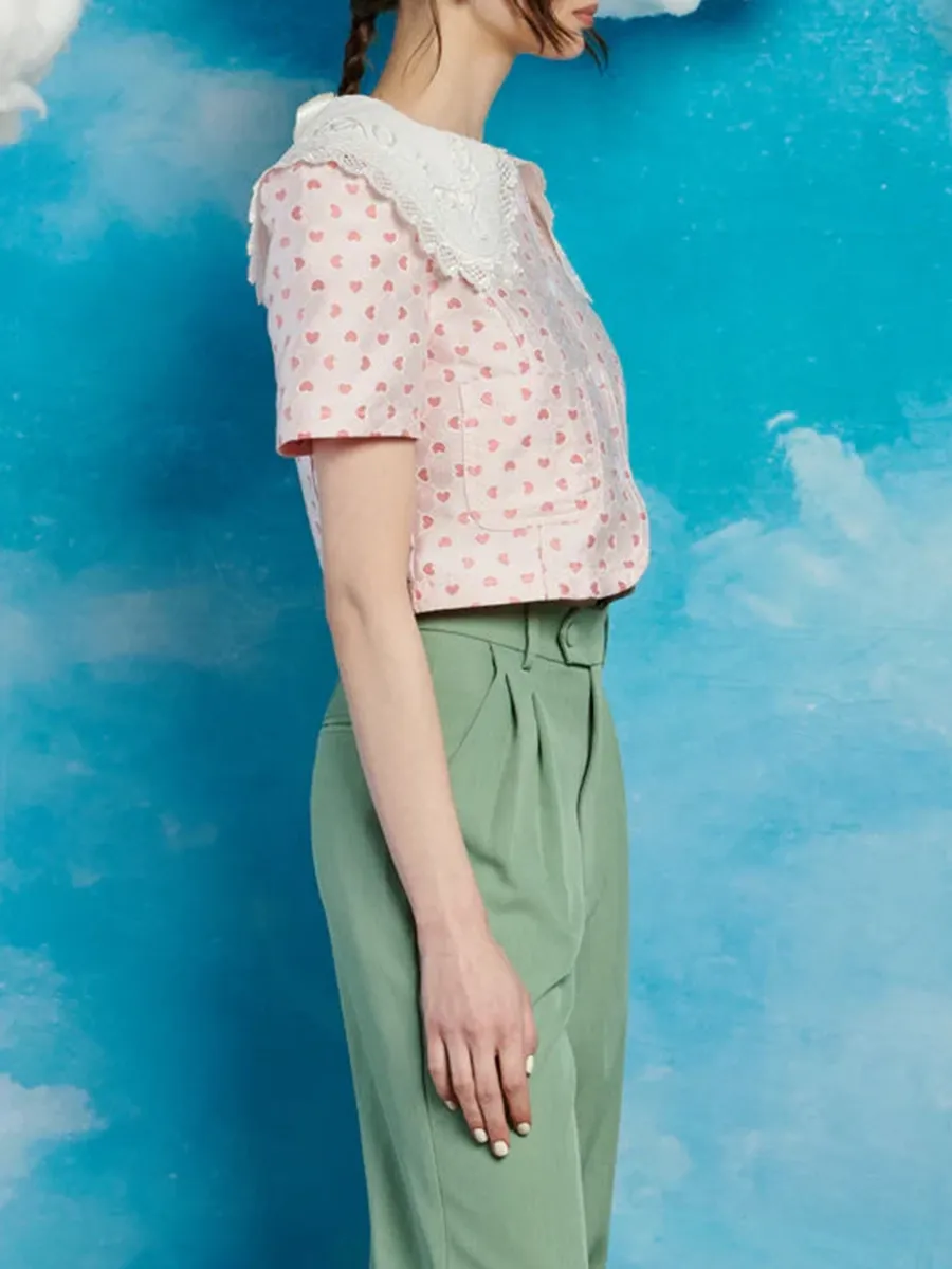 Jacquard Bow Top