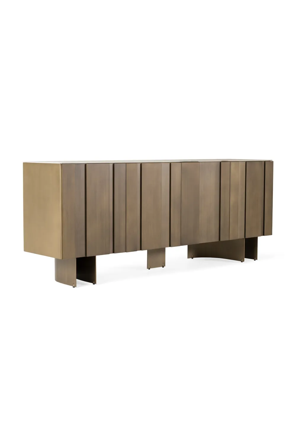 Travertine Four-Door Sideboard