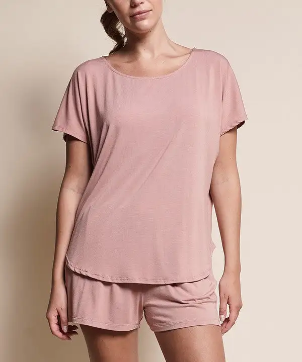 Bamboo Casual Dolman Sleeve Top Tee