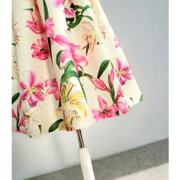Modern Weekend Everyday Casual Floral Skirt