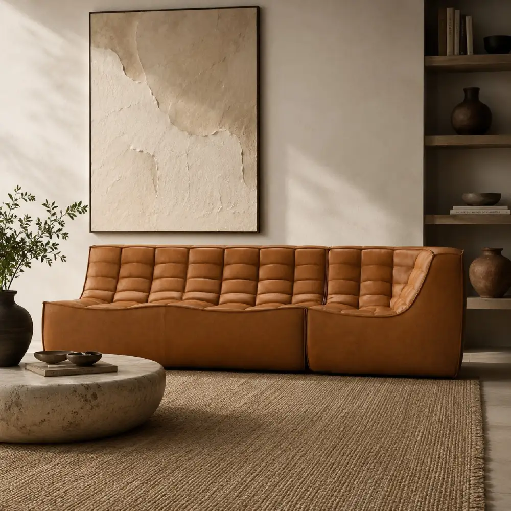 Modular Leather Sofa