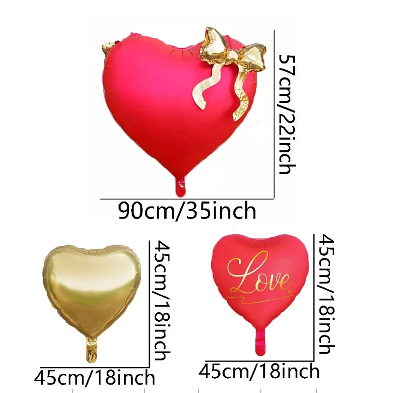 LOVE Heart Balloon Bouquet