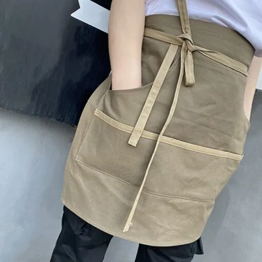 Practical Waist Canvas Kitchen Work Apron