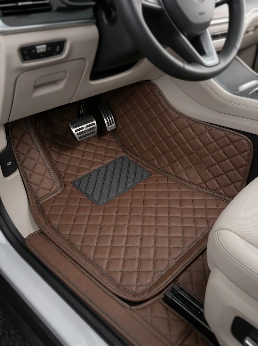Refined Ornament Floor Mats