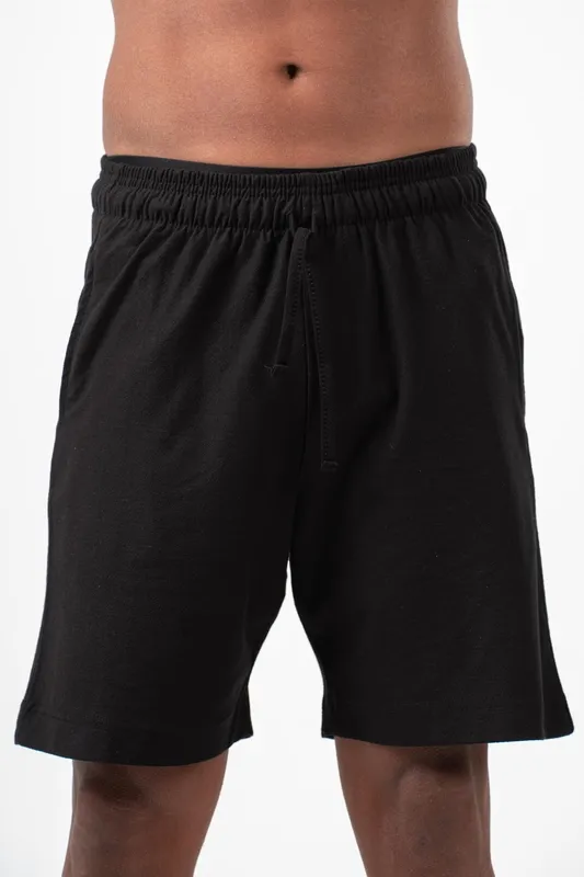 Black Everyday Relaxed Pull On Shorts