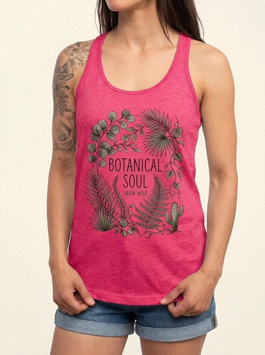 Botanical Soul Plant Tank Top Classic
