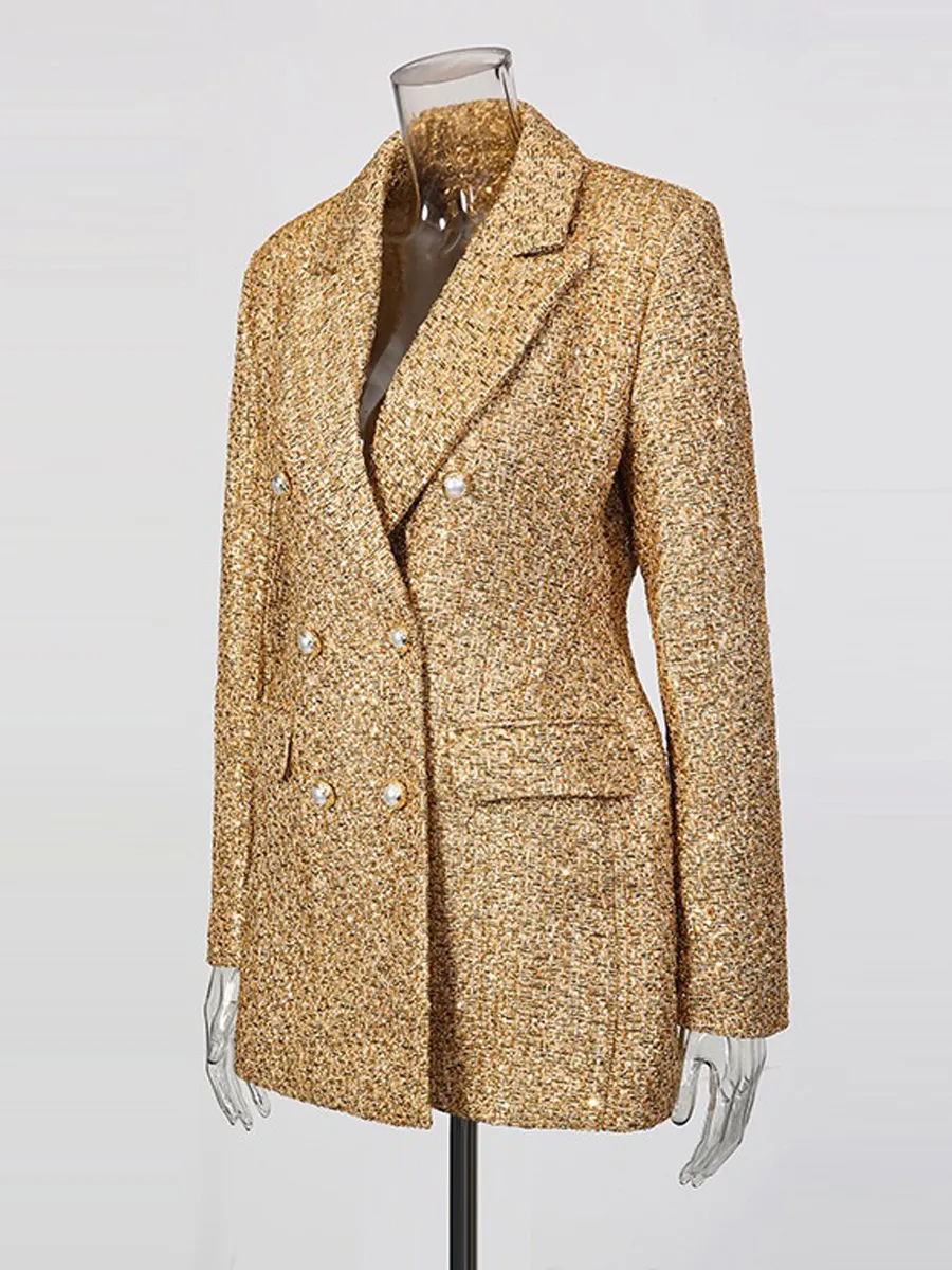 Roxanne Tweed Long Blazer
