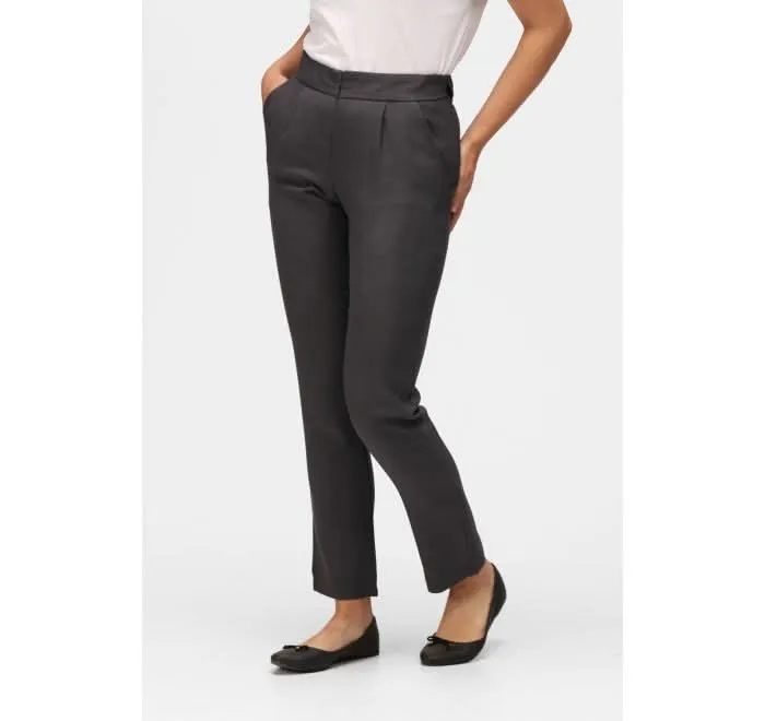 Women's Modern Slim Leg High Waist Trousers
