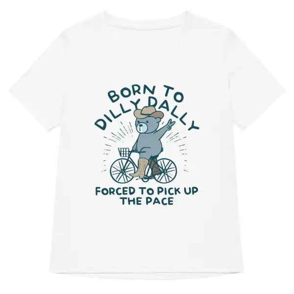 Humorous Animal Print Tee