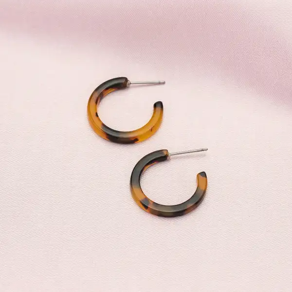 Retro Leopard Print Earrings