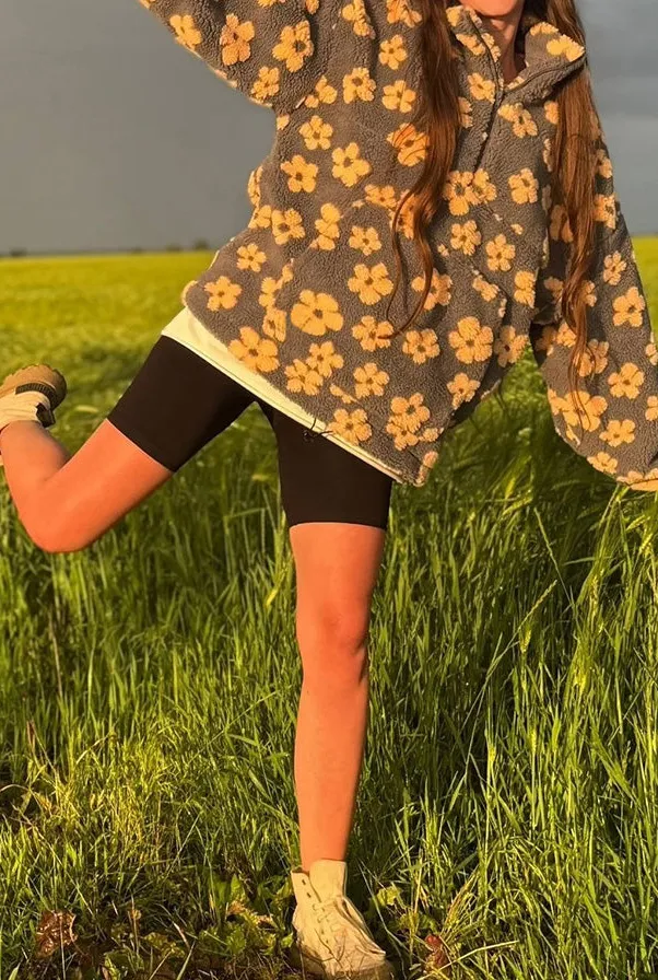 Stand-Collar Oversized Loose Jacket