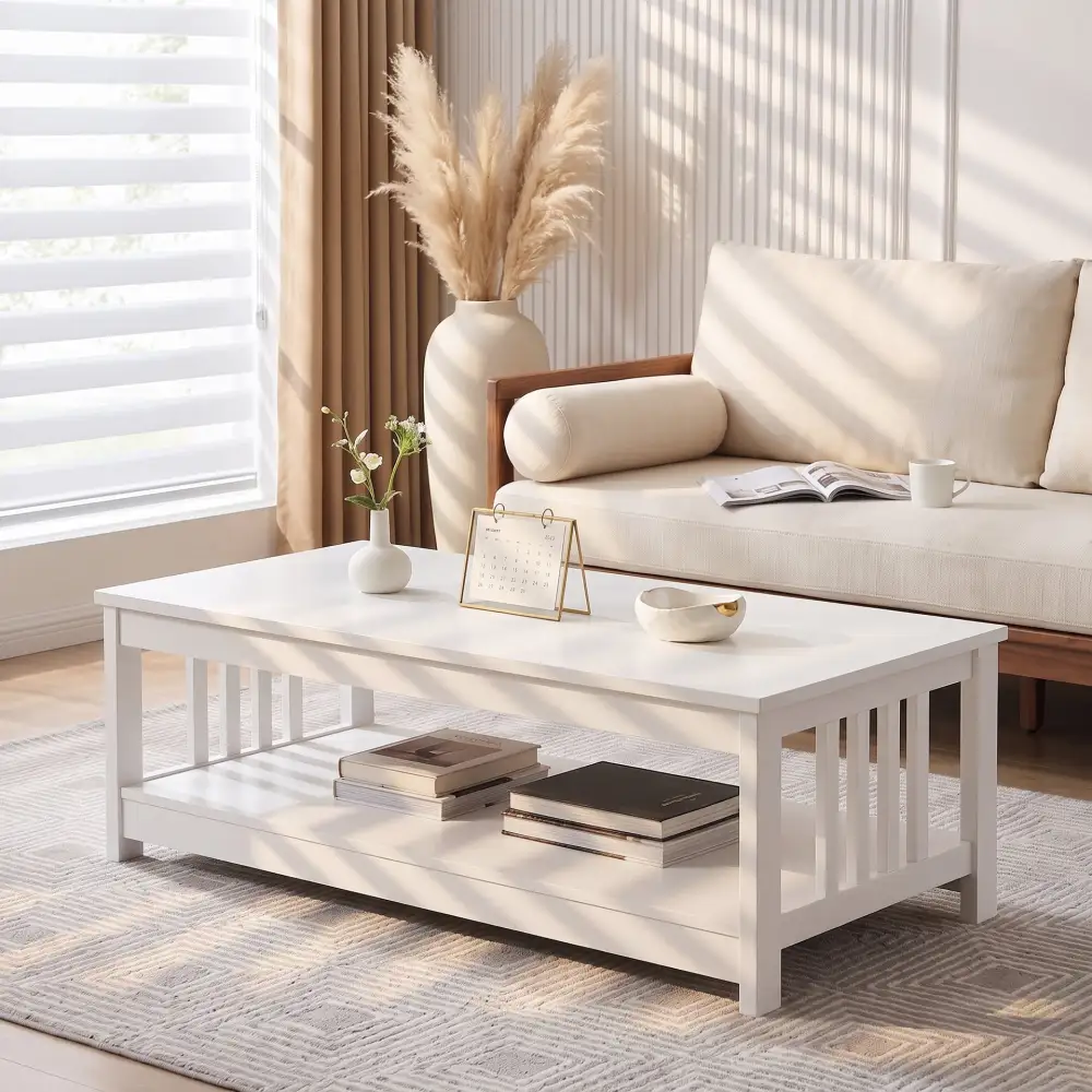 Rectangular Melamine Coffee Table