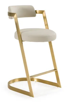 Refined Cantilever Counter Stool