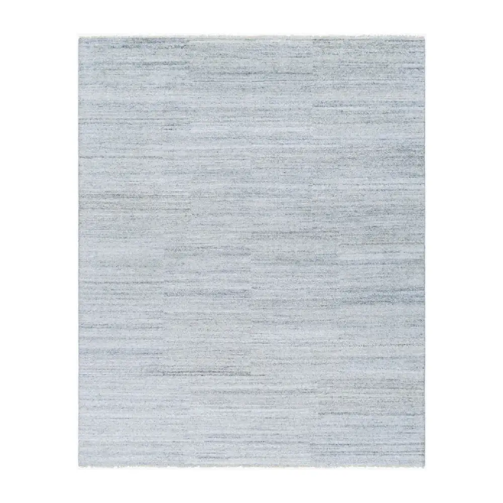 Hand-Knotted Wool Fringed Carpet