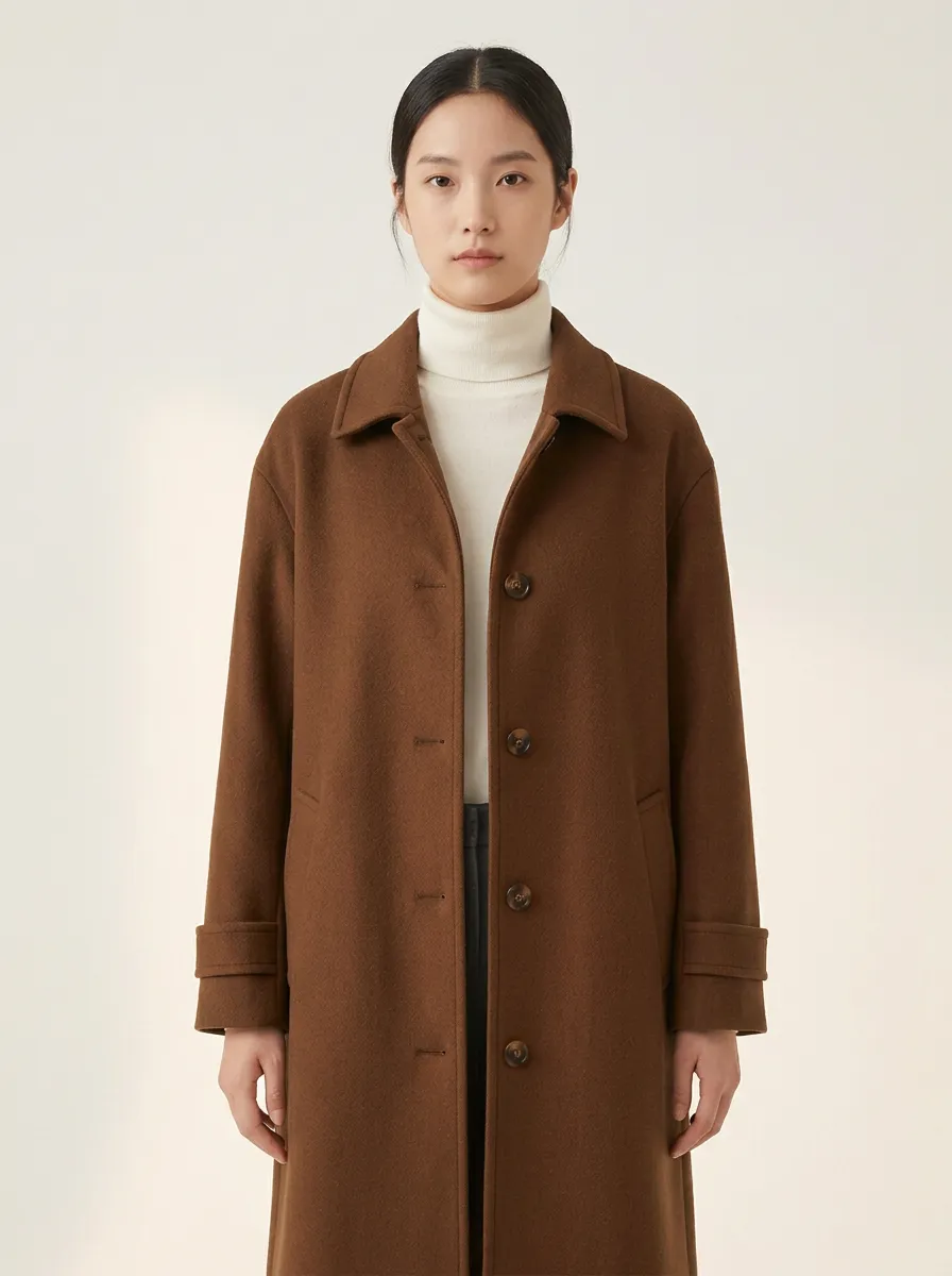 Classic Wool Outerwear Coat