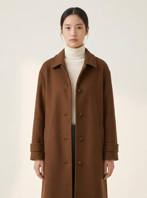 Classic Wool Outerwear Coat