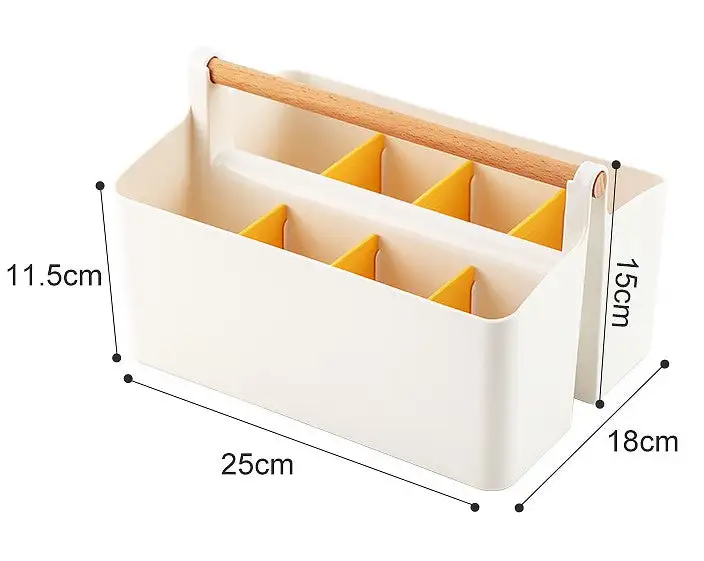 Storage Caddy With Adjustable Dividers