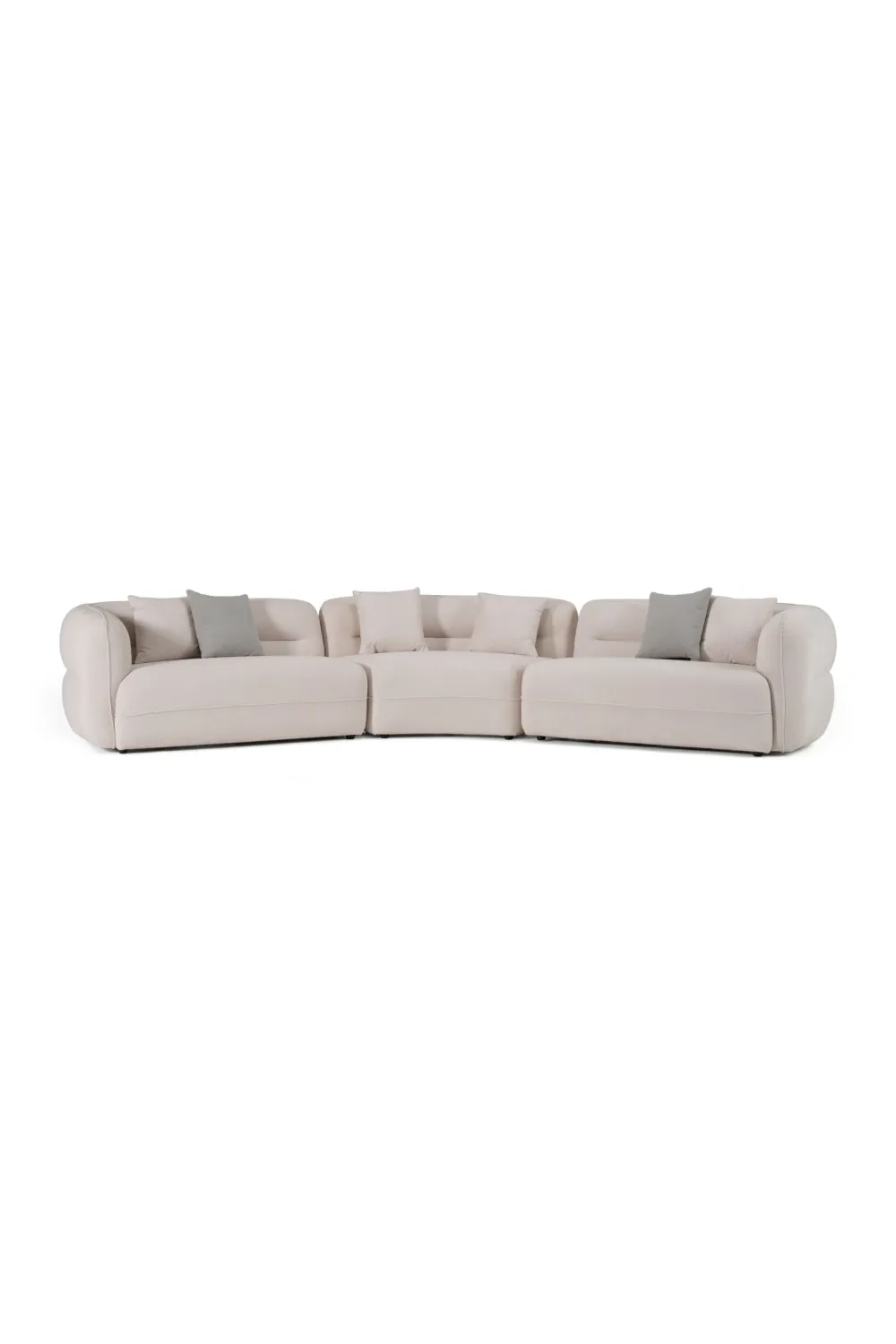 Comfort Sectional Curved Sectional Sofa